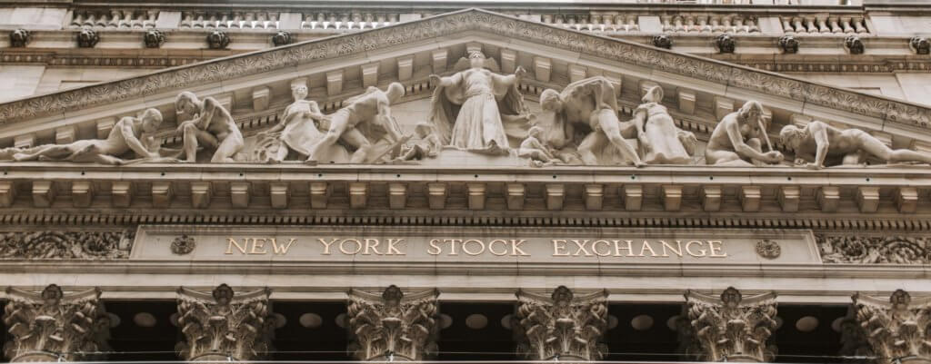 Image of the New York Stock Exchange building facade